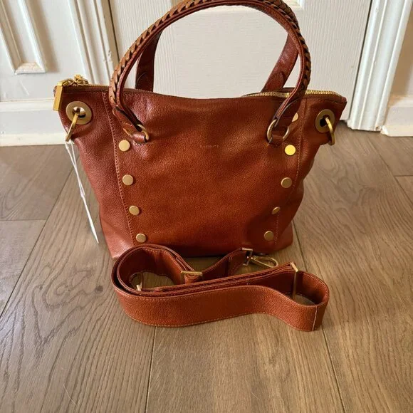 Hammitt Daniel Medium Manzanita Tan Brown Leather Satchel New - Picture 5 of 8